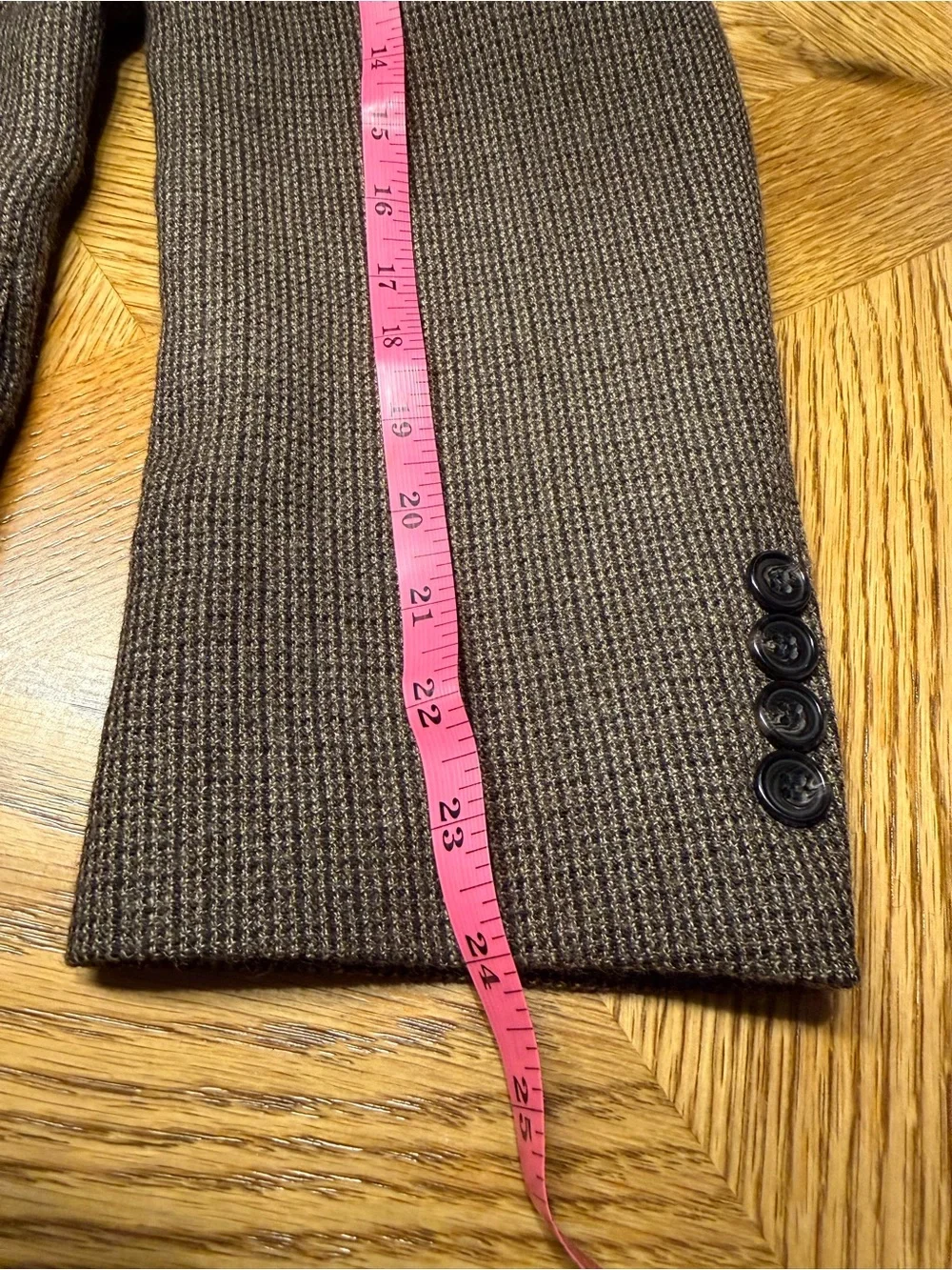 Ralph Lauren 100% Wool Houndstooth Sports Jacket- 42L